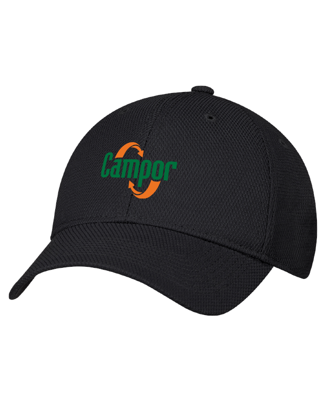 CAMPOR - 2J630M Casquette en polyester Diamant à 6 panneaux - BRC. 14008-2 (AV)