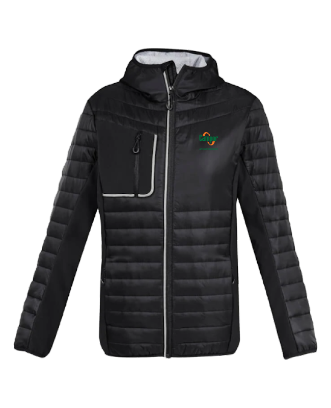 CAMPOR - J134M Veste matelassée unisexe (NOIR/NOIR) - BR. 13991 (AVG)