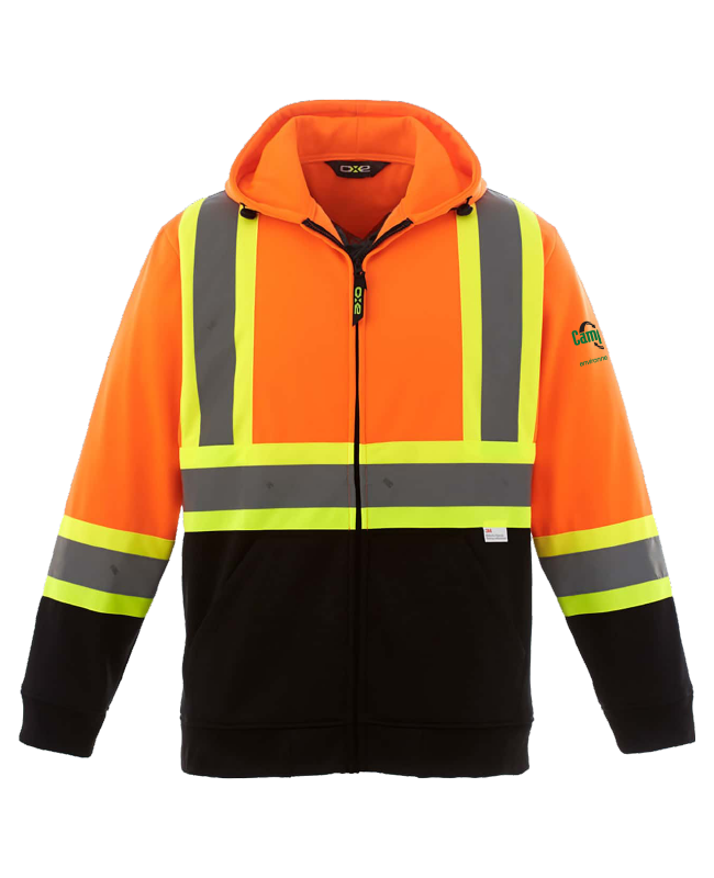 CAMPOR - L00682  Chandail à capuchon Haute-Visibilité homme - BR. 13991 (MG)