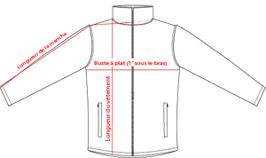 Charte de grandeur L01277 (S à 4XL)